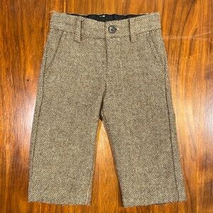 Janie and Jack | Brown Wool Pants 6-12M